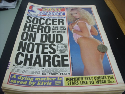 Vintage daily sport newspaper - vintage,