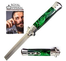 High Quality Heavy Duty Joke Flick Comb Hair Care Barbers stocking filler father