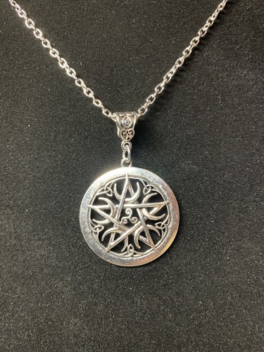 Pentagram necklace pendant - pentagram,