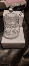 Transparent Honey Jar With