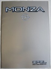 OPEL Monza Car Sales Brochure