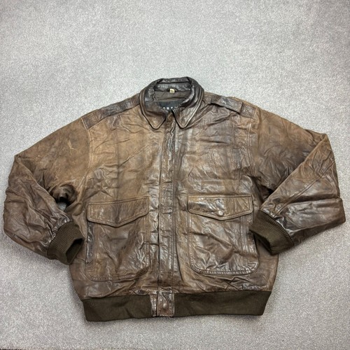 Leather flying jacket - leather,