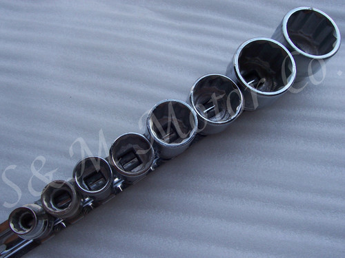 Whitworth piece socket set - 8,