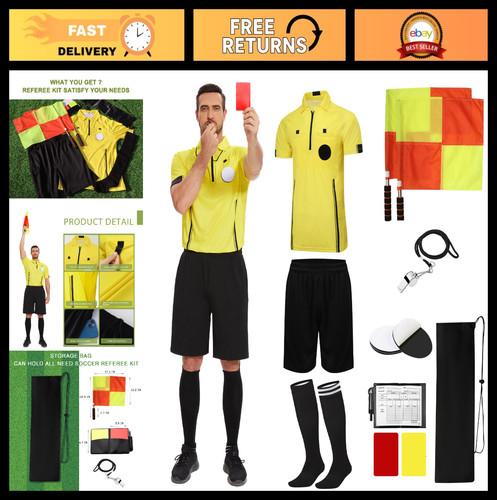 Pro soccer referee - referee,