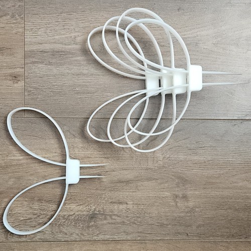 Ziptie plastic handcuffs - plastic,