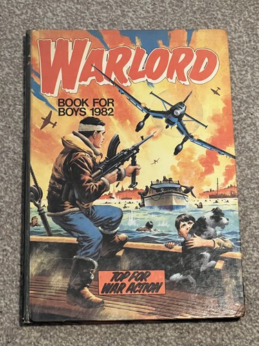 Warlord book for boys 1982 - book,