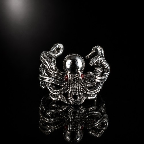Octopus ring men 925 - men,