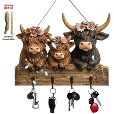 Highland Cow Ornaments Key