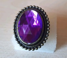 Cocktail Ring In Gold Tone