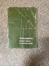 TRIUMPH 2000 MK2 HANDBOOK