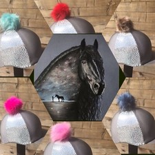 Horse Riding hat silk Cover