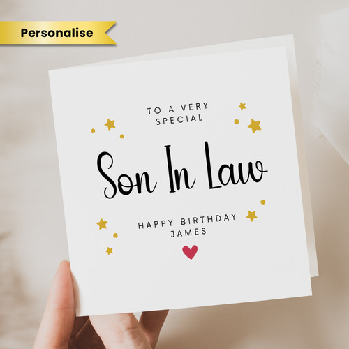 Personalised son law happy - in,