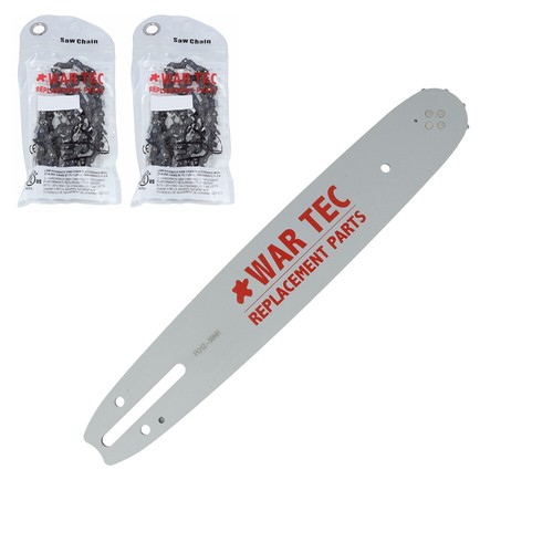 Guide bar 2 chains to - 12",