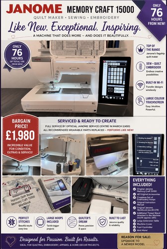Janome memory craft - janome,