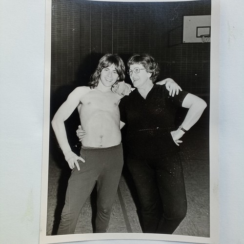 Vintage photo album gym - gym, 37