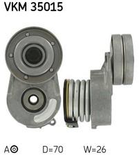Centre SKF VKM 35015 Belt Tensioner, V-ribbed belt for OPEL,VAUXHALL