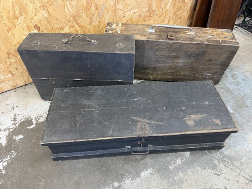 Carpenters tool chests - x3,