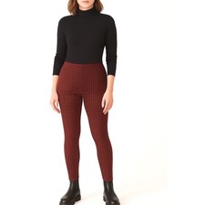 ZARA Houndstooth Print High