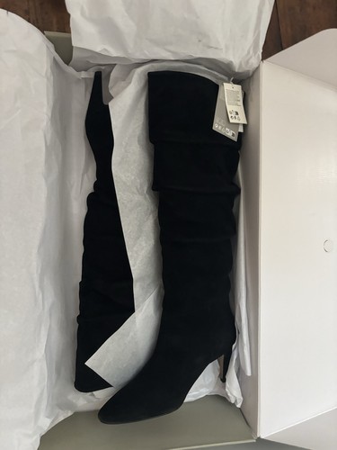 Suede boots size 5 - boots,
