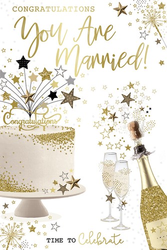 Wedding card congratulations - wedding,