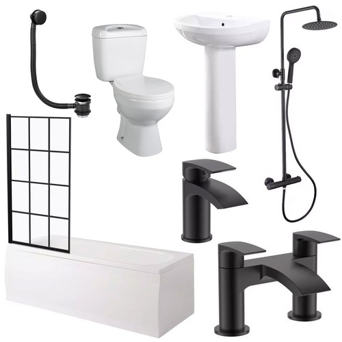Complete bathroom suite - complete,