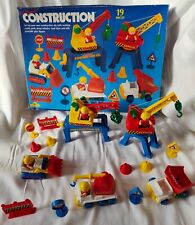 Vintage 1990's Li'l playmates construction playset Unimax- complete set