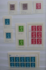 GB. Specialised Machin. Nicely annotated abum oddments. MNH.