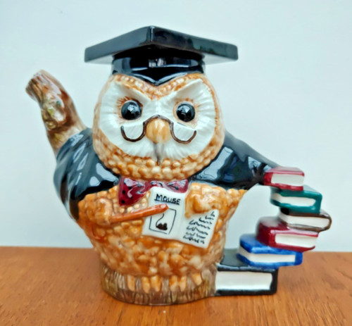 Professor owl teapot - "professor,