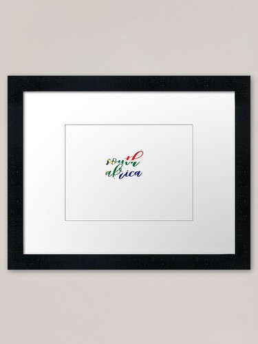 South africa framed - south,