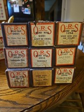 Lot of 9 Vintage QRS Player
