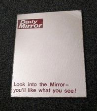 RARE Vintage Daily Mirror Advertising MIRROR
