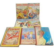 1950s Girls Annuals Bundle - School Friend, Playbox, Ideal, Monster