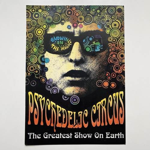 Psychedelic circus rave flyer - circus,