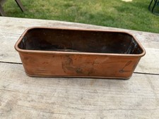 Vintage Copper Trough Tub Old