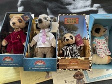 Lot of 4 Meerkat Soft Toy
