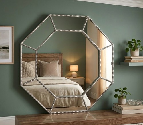Hexagonal beaded frame arteco - beaded,