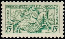 Monaco No. 374 'Knight In Armor 15 F Green-Yellow' New xx TTB