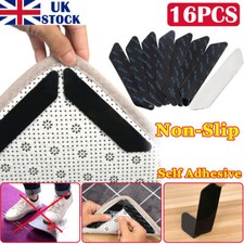 16X Rug Grippers Mat Reusable Anti-slip Curling Underlay Carpet Stopper 130*25mm