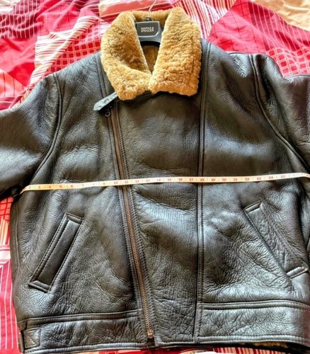 Heavy leather and sheepskin - leather,