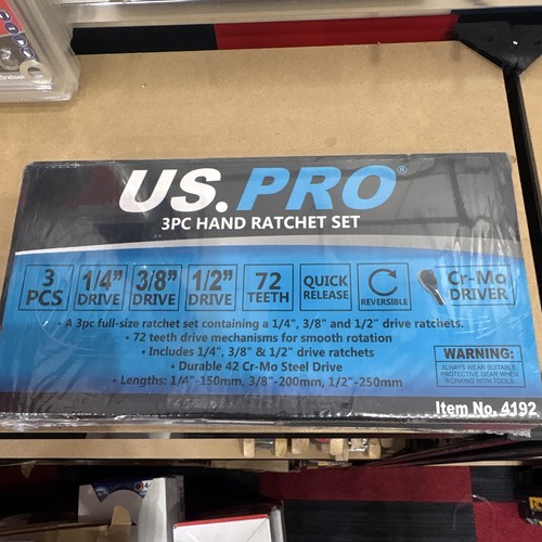Pro pce hand ratchet set - us.pro, 3