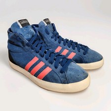 adidas Basket Profi Blue Suede Men’s Sneakers High Top Old School Style US 10.5