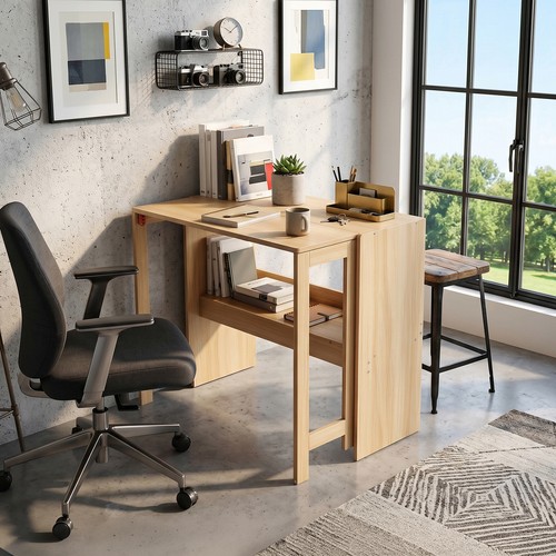 Folding desk with - with, storage