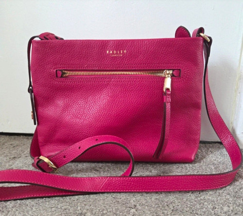 Radley london pink pebbled - london,
