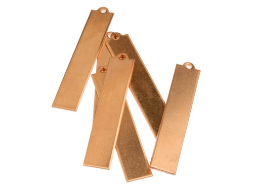 Copper blanks long rectangle - blanks,