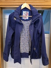 Mantaray Women's Blue Raincoat with Hood Size 16