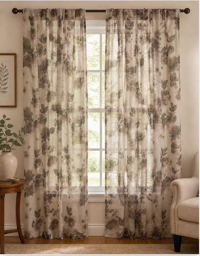 Nicole miller sheer floral - nicole,