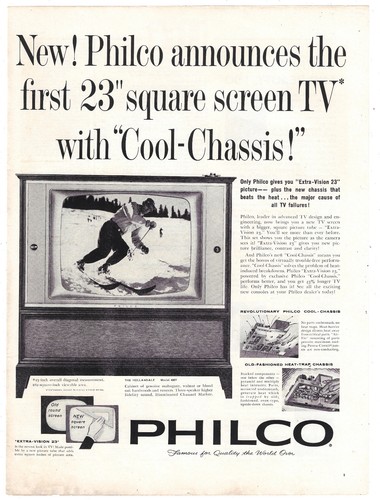 Philco vintage electronics - tv,