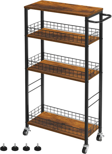 Slim storage cart tier - storage, 4