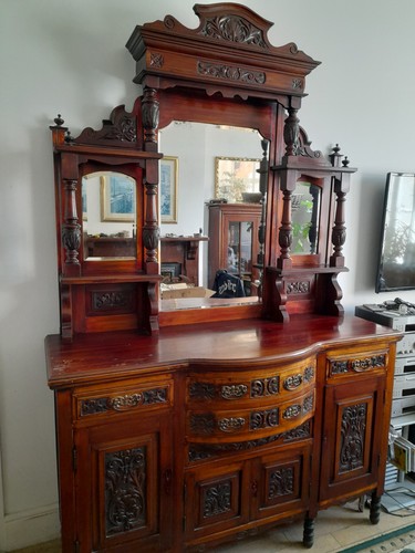 Mirror backed sideboard - backed,