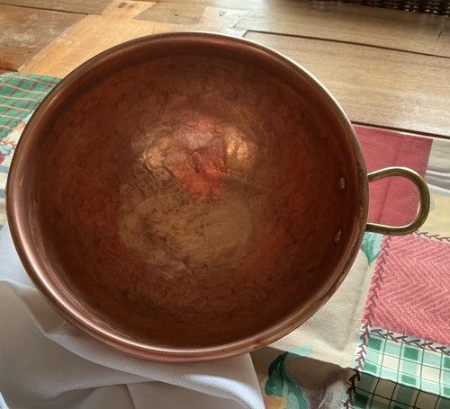 Copper mixing bowl - copper, bowl.